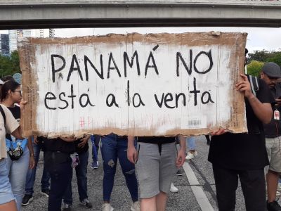 Reportan varios cierres en Panamá y Panamá Oeste en rechazo al contrato minero