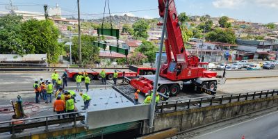 Trabajos en el puente de San Miguelito deben finalizar en mayo