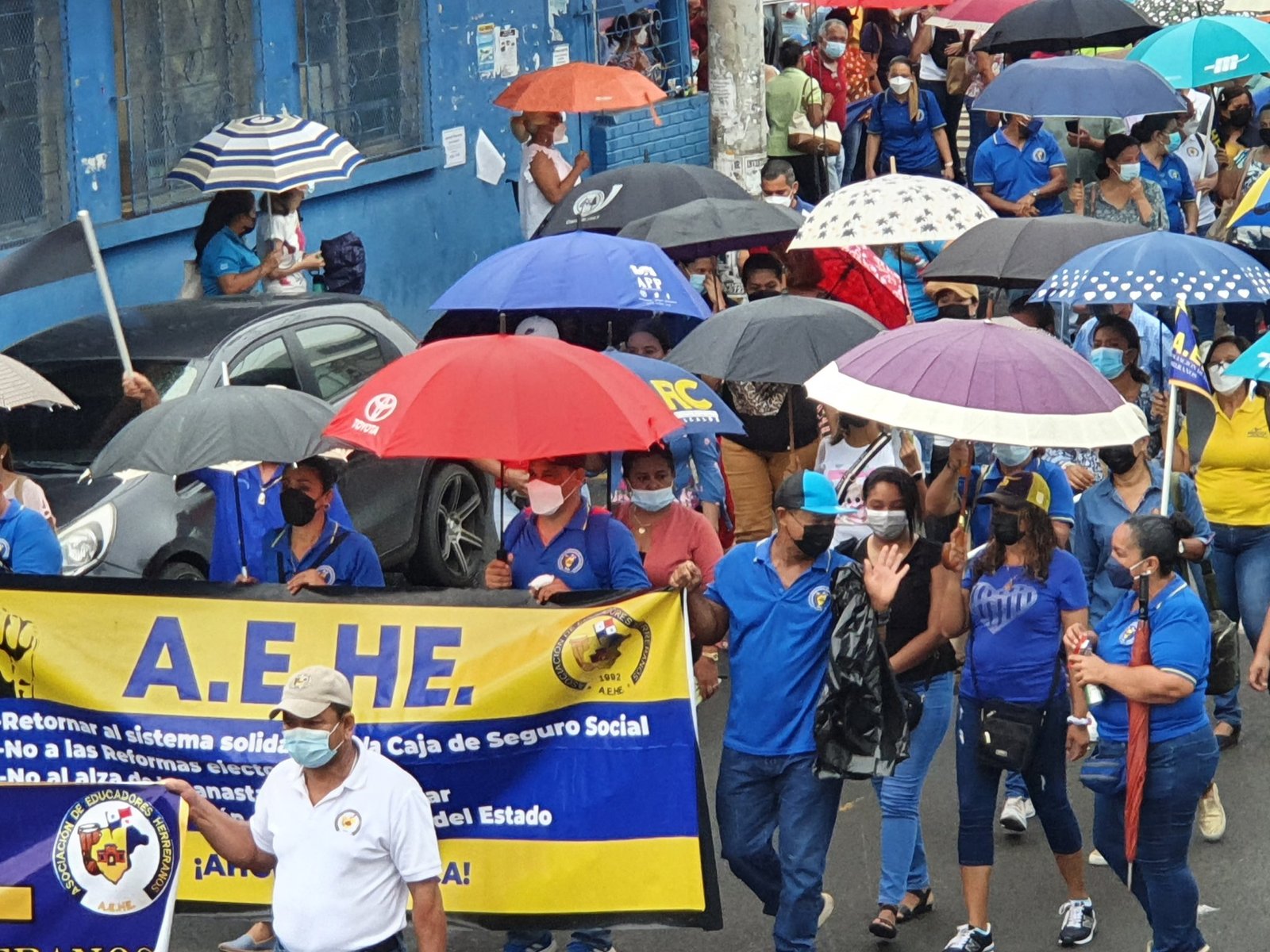 Docentes en las calles